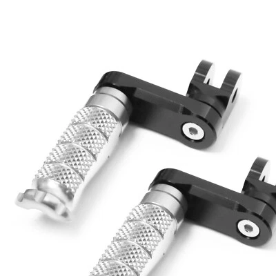 Clavijas de pie delanteras elevables plateadas R-FIGHT 40 mm para Suzuki GSXR 1000 00 01 02 03 04 Foto 1 de 4