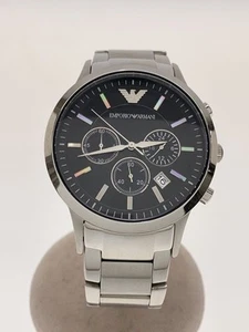EMPORIO ARMANI Mens Watch Digital AR-2434 Used - Picture 1 of 6