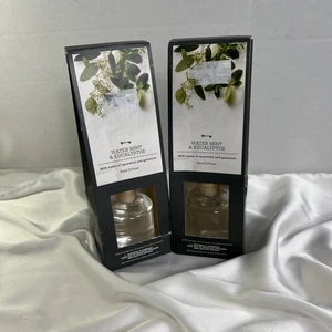 Threshold Water Mint & Eucalyptus Reed Diffuser  Set Of 2 Spearmint Geranium - Picture 1 of 4