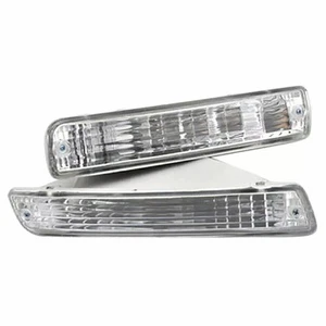 1 Pair Front Turn Signal Bumper Light For Toyota Land Cruiser FJ80 FJ82 1991-98 - Picture 1 of 9