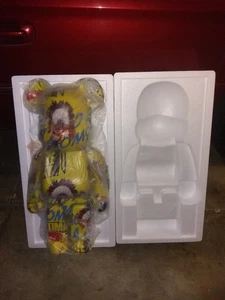 Bearbrick x Medicom 1000% #3 Andy Warhol & Jean-Michel Basquiat NEW NO RESERVE - Picture 1 of 7