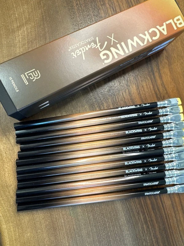 Juego de 12 lápices Blackwing x Fender Stratocaster NOS Foto 1 de 1