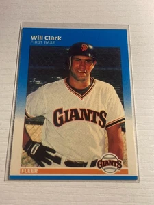 1987 Fleer Will Clark Giants RC 269 - Picture 1 of 1