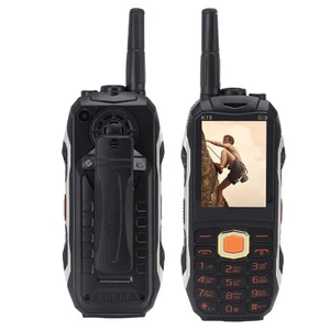 Telefono robusto K19 sbloccato 2G quad-SIM pulsante grande schermo 2,4 nero US - Foto 1 di 24