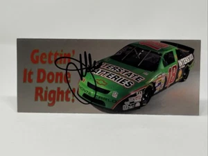 RARE Joe Gibbs AUTOGRAPHED Interstate Batteries Brochure Pamphlet NASCAR - Picture 1 of 8