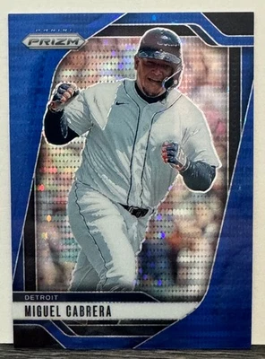Panini Prizm #233 2025 Miguel Cabrera Blue Pulsar Prizm #61/75 Foto 1 de 2