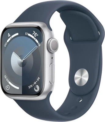 Apple Watch Series 9 Aluminum 45mm (GPS Only, No Cellular) Silver (Excellent) - Image 1 of 3