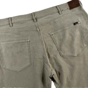 Faherty Stretch Terry 5 Pocket Pant Mens 44x30 Faded Olive Green NWOT Gorpcore - Picture 1 of 8