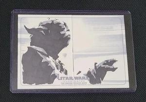 2015 Star Wars Illustrated YODA 1/1 PANORAMIC BOOKLET SKETCH by UNKNOWN ARTIST - Picture 1 of 2