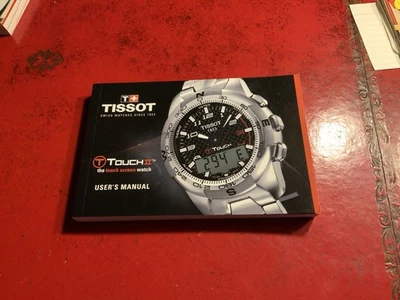 Reloj Tissot Racing Pantalla Táctil Manual del Propietario Manual de Usuario Solo Uno Foto 1 de 4