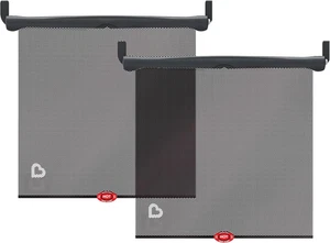 Brica Sun Safety Car Window Shade with Heat Alert, Helps Block UVA/UVB Rays, 2 P - Picture 1 of 11