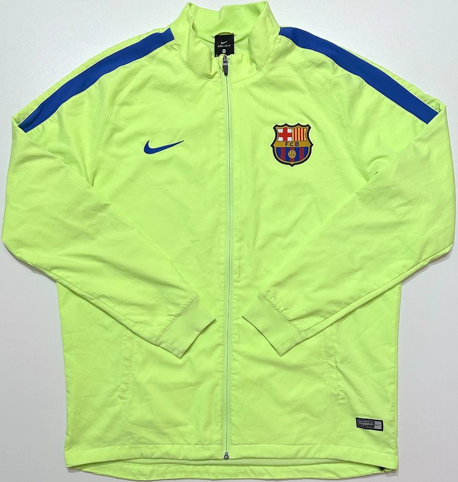 FC Barcelona 2016 Training Track Top Chaqueta Nike Verde Fútbol Fútbol Talla XL - Imagen 1 de 4