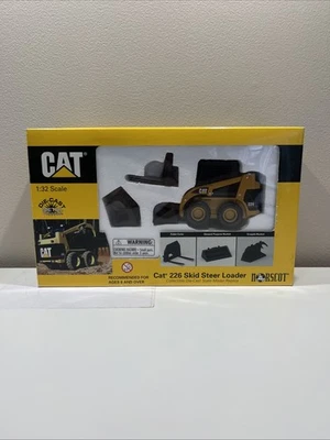 Norscot Cat 226 Skid-Steer Loader 1:32 Scale Model #55036 Not Mint - Image 1 of 4
