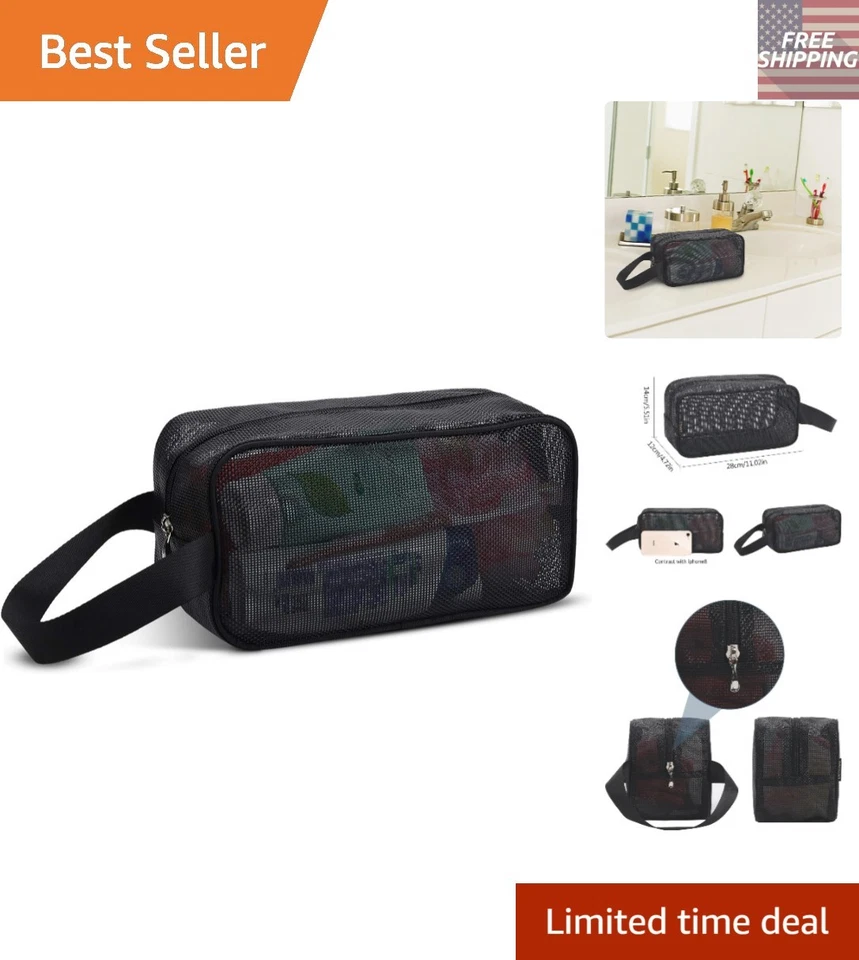 Moyad Mesh Shower Caddy Portable Toiletry Tote Gym Bag for College Dorm Bathroom