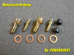 2 x M10 1.0 mm Banjo Bolt & Bleed Screw Radial Brembo Caliper Aprilia KTM Ducati - Picture 1 of 1