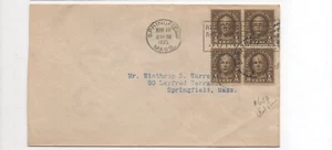 United States cover 653 block of 4 Springfield Massachusetts - Picture 1 of 2