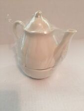 ND Exclusive 3 Piece Ceramic Teapot with Lid and Cup NEW in Package