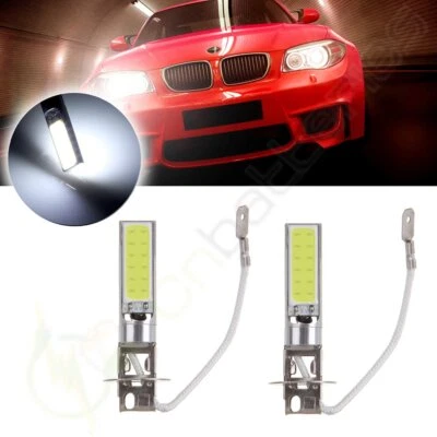 2pcs High Power H3 LED Fog Light SMD Car Bulb 100W Xenon White vehicle 12V - Image 1 of 4