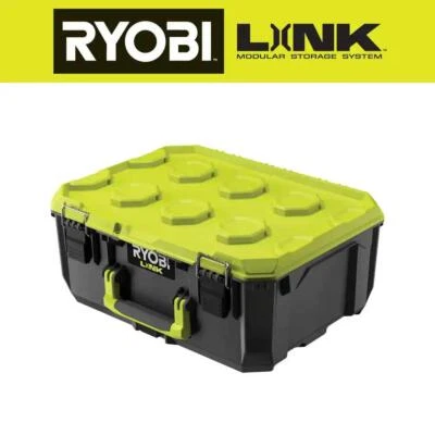 RYOBI Tool Box LINK Medium Impact Dust and Water Resistant Durable Latches - Image 1 of 4