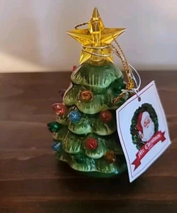 Mr. Christmas Weihnachtsbaum Keramik beleuchtet klein Neu mit Etikett - Bild 1 von 4