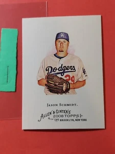 2008 Topps Allen and Ginter #337 Jason Schmidt SP, cd1 - Picture 1 of 2