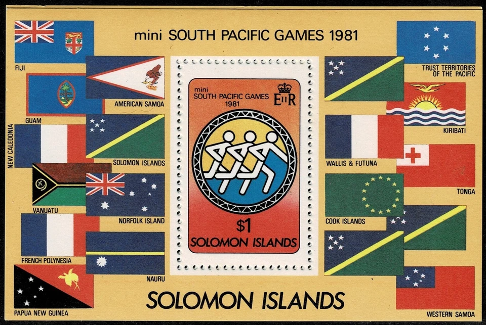 SOLOMON ISLANDS MINISHEET - 1981 SOUTH PACIFIC GAMES - SI 113b - Image 1 of 1