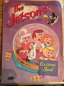 the jetsons coloring book, authorized edition, whitman 1962 - Picture 1 of 5