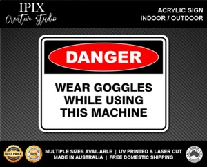 UNAUTHORISED PERSNONNEL KEEP OUT - DANGER - ACRYLIC SIGN | HEALTH & SAFETY - Picture 1 of 6