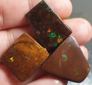 Paquete de frotamiento de ópalo de roca de muestra lapidaria Winton Matrix 55,45 quilates en bruto - Imagen 1 de 24