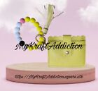 faux leather card wallet pencil silicone bead bangle