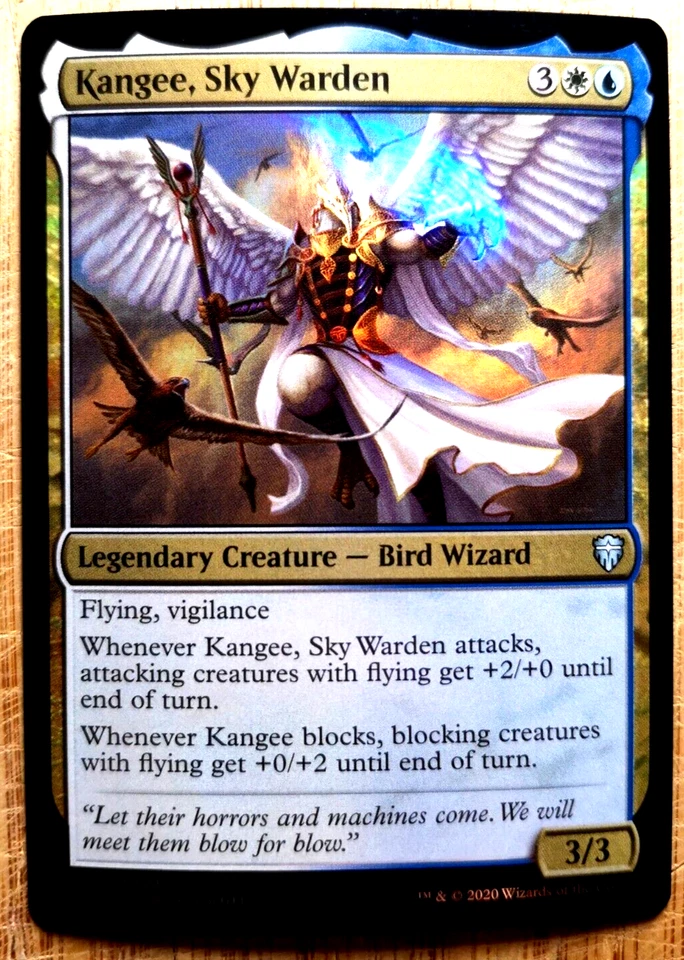 Kangee, Sky Warden - Foil - Commander Legends - NM - EN - 283 - Image 1 of 1