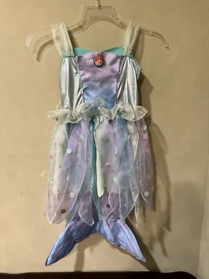 Ariel Little Mermaid Disney Princess Dress Up Costume Girls Size 4-6 Halloween - Image 1 of 3