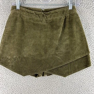 Altard State Cord Skort Womens Small Green Mini Skirt Corduroy Shorts Outdoor - Picture 1 of 12