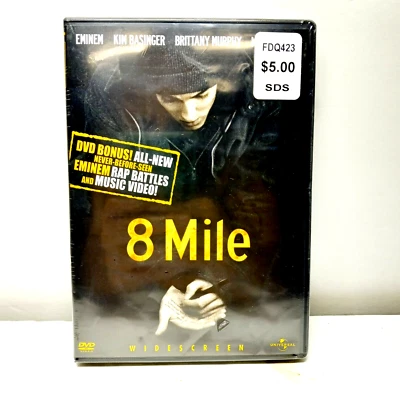 8 Mile (DVD) Eminem Widescreen Universal Studios 2003 (New Sealed) - Image 1 of 2