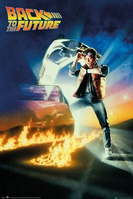MOVIE POSTERS USA Back To The Future - Movie Poster (Regular Style - Version 2) (Size: 24" X 36")