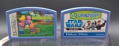 Leap Frog Leapster Backyardigans Star Wars Jedi Math. Games only. Works. - Image 1 of 4