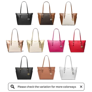 MICHAEL KORS Charlotte Large Top-Zip Tote Bag - Picture 1 of 54