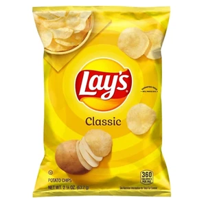 Lay’s Classic Original Potato Chips 2.25 oz 24 ct XVL, Free Shipping - Picture 1 of 1