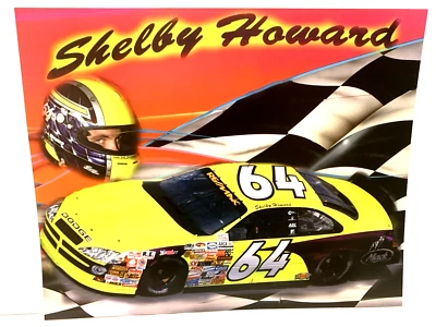 Postal amarilla/negra 2003 Arca/Remax #64 Dodge Shelby Howard sin patrocinar Foto 1 de 2