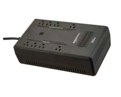 NEW Amazon Basics Standby UPS 600VA 360W Surge Protector Battery Power 8 Outlets - Image 1 of 3