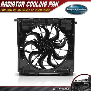 Conjunto de refrigeración del ventilador del radiador con motor sin escobillas para BMW X5 X6 20-23 X7 20-22 - Imagen 1 de 10