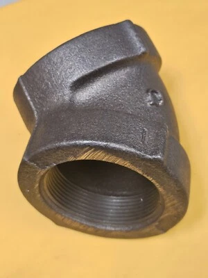 2" Cast-Iron 45 Elbow Threaded Class 125 American-Made NEW-GRINNELL - Image 1 of 4