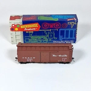 Roundhouse 3258 HO Rio Grande D & R G W 40' Box Car #50462 in Box - Picture 1 of 6