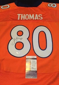 MAGLIA BRONCOS JULIUS THOMAS AUTOGRAFATA JSA/COA NFL AUTO - Foto 1 di 1