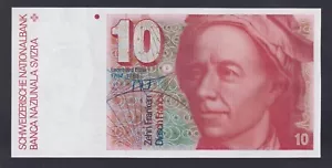 Banconota Svizzera 10 francs 1987 P.-53g FDS/UNC - Imagen 1 de 2