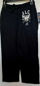 American Living 100% cotton knit solid black actiewear pants Size 6 - Picture 1 of 6