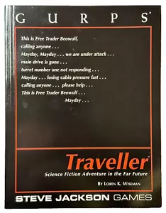 Steve Jackson Games 6600 GURPS Traveller Science Fiction Adventure RPG 1st ED. - Picture 1 of 8