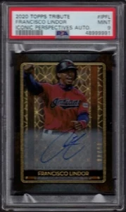 Francisco Lindor Topps Tribute Iconic Perspectives 2020 automático/calificado 70 PSA 9 - Imagen 1 de 2