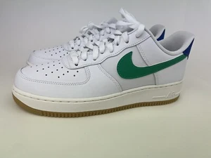 Nike Air Force 1 07 Shoes DD8959 110 White Stadium Green Game Royal W 8.5 W 10.5 - Picture 1 of 13