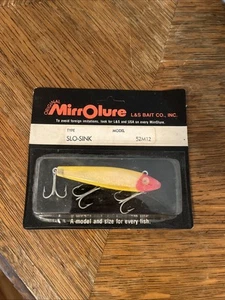 Vintage MirrOlure SLO-SINK Fishing Lure New Old Stock - Picture 1 of 2